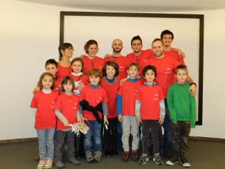 2014: Bologna - workshop for schoolchildren: Hands-on participation