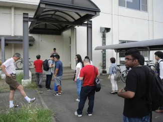 2017: Training Course on Symmetry and Group Theory: Visit to Photon Factory