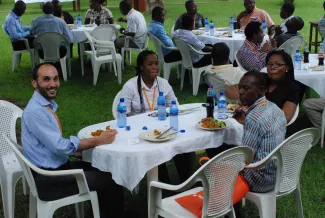 2014: IUCr-UNESCO Open Lab: Lunch