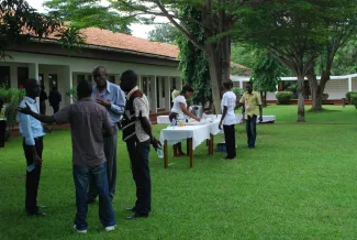 2014:IUCr-UNESCO Open Lab: Lunch