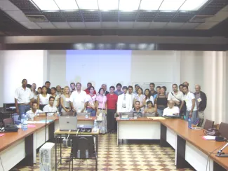 2007: International School on Mathematical and Theoretical Crystallography: Group photo