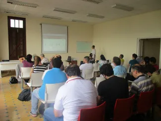 2016: International School on Mathematical and Theoretical Crystallography: Classroom session