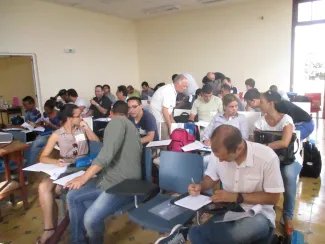 2016: International School on Mathematical and Theoretical Crystallography: Classroom session