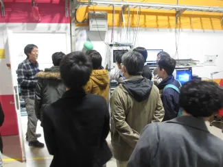 2016: Training Course on Symmetry and Group Theory: Visit to Photon Factory