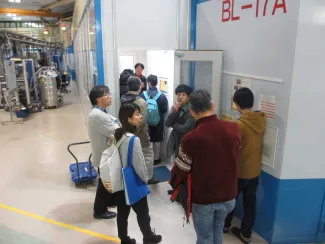 2016: Training Course on Symmetry and Group Theory: Visit to Photon Factory