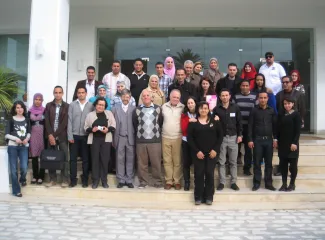 2012: International School on Mathematical and Theoretical Crystallography: Group photo