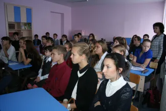 2013: Frontiers of Crystallography Workshop: School visit