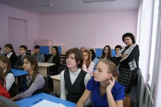 2013: Frontiers of Crystallography Workshop: School visit