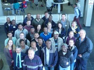 2014: 2nd Bloemfontein School on Fundamental Crystallography: Group photo