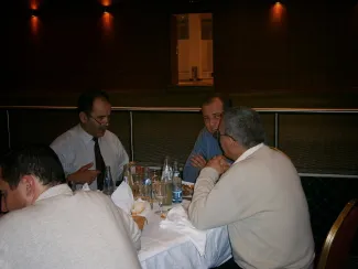 2012: 3rd International Workshop on Combined Analysis using X-ray and Neutron Scattering: Dinner