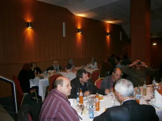 2012: 3rd International Workshop on Combined Analysis using X-ray and Neutron Scattering: Dinner