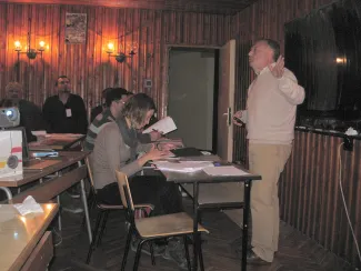 2013: International School on Fundamental Crystallography: Classroom session