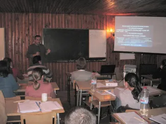 2013: International School on Fundamental Crystallography: Classroom session