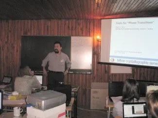2013: International School on Fundamental Crystallography: Classroom session