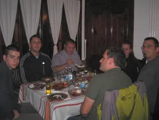 2013: International School on Fundamental Crystallography: Dinner