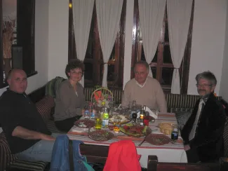 2013: International School on Fundamental Crystallography: Dinner