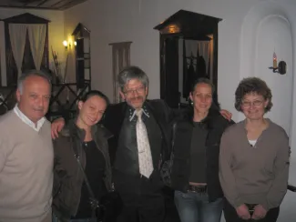 2013: International School on Fundamental Crystallography: Dinner