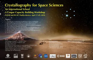 2016: Crystallography for Space Sciences: Poster
