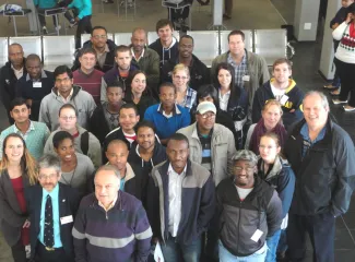 2014: 2nd Bloemfontein School on Fundamental Crystallography: Group photo