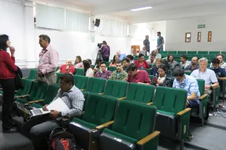 2016: Crystallography for Space Sciences: Workshops and classes