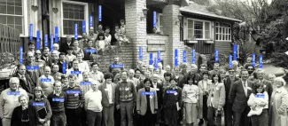 1987: Symposium on Accuracy in Structure Factor Measurement: Group photo