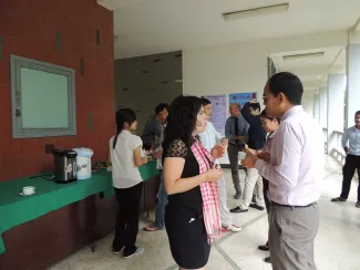 2014: IUCr-UNESCO Open Lab: Coffee break