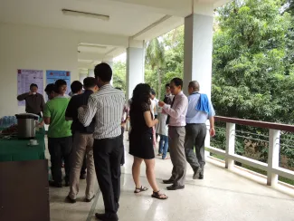 2014: IUCr-UNESCO Open Lab: Coffee break