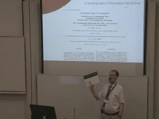 2013: COMCIFS Workshop/Symposium on Crystallographic Information and Data Management: Symposium