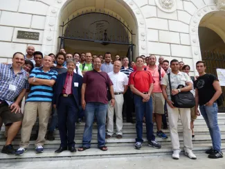 2016: International School on Mathematical and Theoretical Crystallography: Group photo