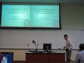 2012: Special Session on Modeling Crystalline and Quasi-Crystalline Materials: Lectures