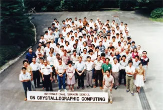 1983: Kyoto Crystallographic Computing School: Group photo