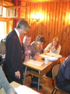2013: International School on Fundamental Crystallography: Classroom session