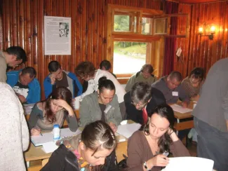 2013: International School on Fundamental Crystallography: Classroom session