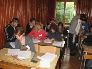2013: International School on Fundamental Crystallography: Classroom session