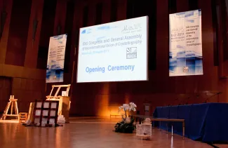 2011: IUCr Congress and General Assembly: Opening ceremony