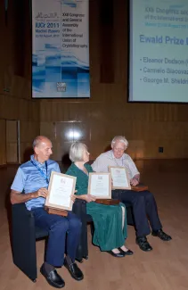 2011: IUCr Congress and General Assembly: Ewald Prize