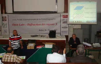 2014: IUCr-UNESCO Open Lab: Travelling Laboratory Rabat