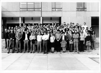 1971: NATO Crystallography School: Group photo
