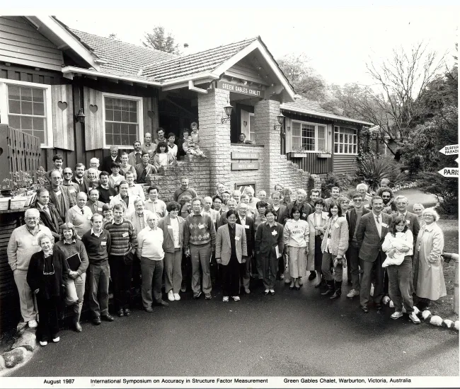 1987: Australian Conference on Microscopy and Microanalysis: Group photo