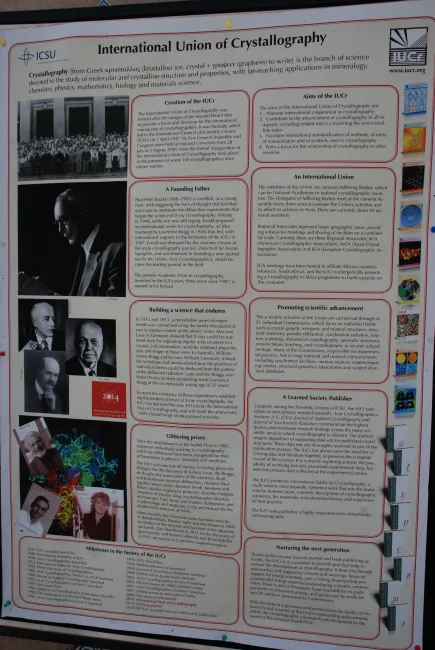 2014: South Asia Summit Meeting on Vistas in structural chemistry: Exhibition