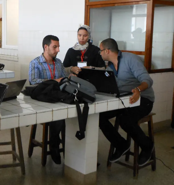 2014: IUCr-UNESCO Open Lab: Travelling Laboratory Rabat