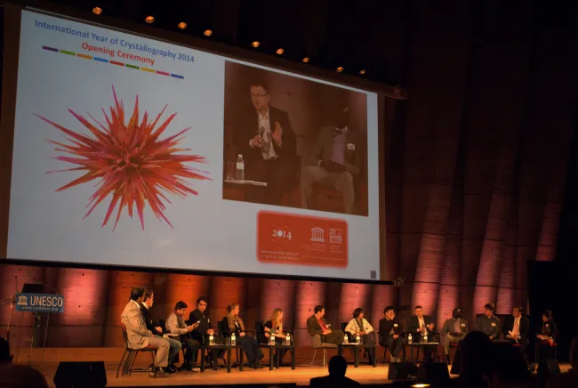 2014: Opening Ceremony of the International Year of Crystallography: Young Crystallographers Session