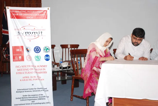 2014: South Asia Summit Meeting on Vistas in structural chemistry: Summit Declaration