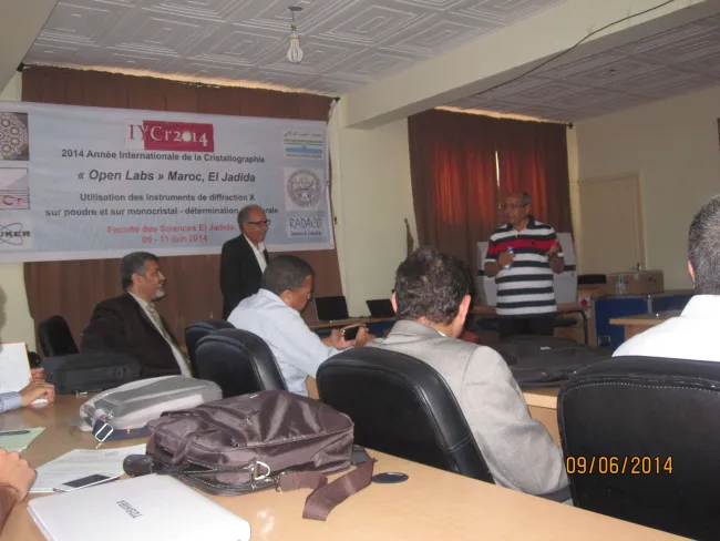 2014: IUCr-UNESCO Open Lab: Travelling Laboratory El Jadida