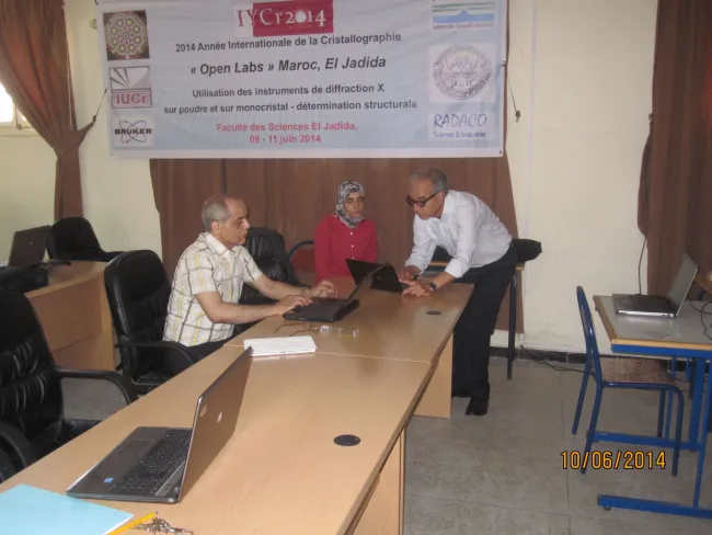 2014: IUCr-UNESCO Open Lab: Travelling Laboratory El Jadida