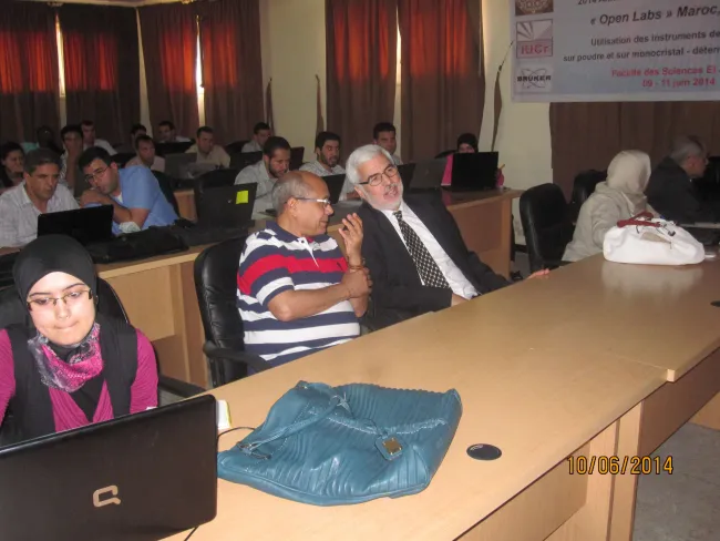 2014: IUCr-UNESCO Open Lab: Travelling Laboratory El Jadida