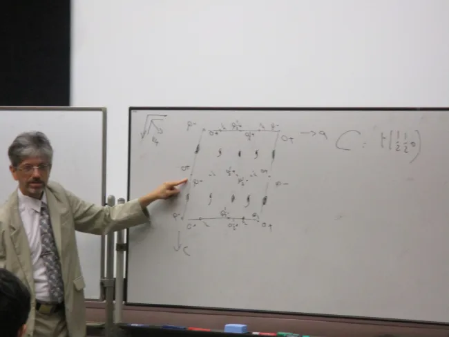 2018: Training Course on Symmetry and Group Theory: Classroom session