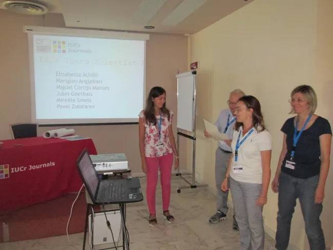 2016: AIC International Crystallography School: Young Scientist Awards