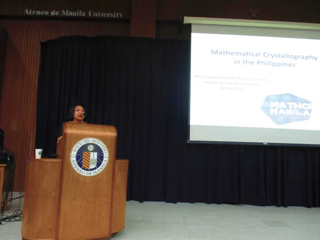 2017: Second Manila International Workshop on Mathematical Crystallography: Opening ceremony
