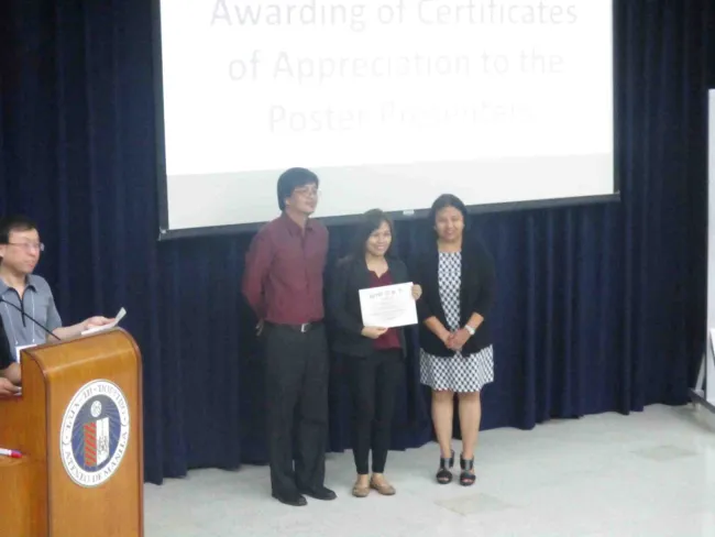 2017: Second Manila International Workshop on Mathematical Crystallography: Certificates